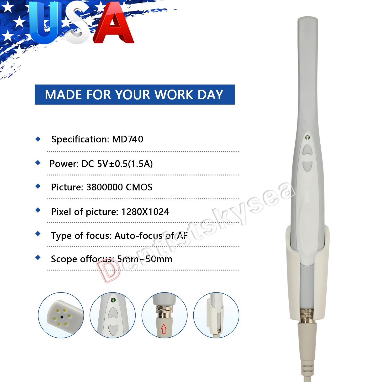 Dental Universal Broken Screw Removal Kit Implant Screw Remover Tool Instrument