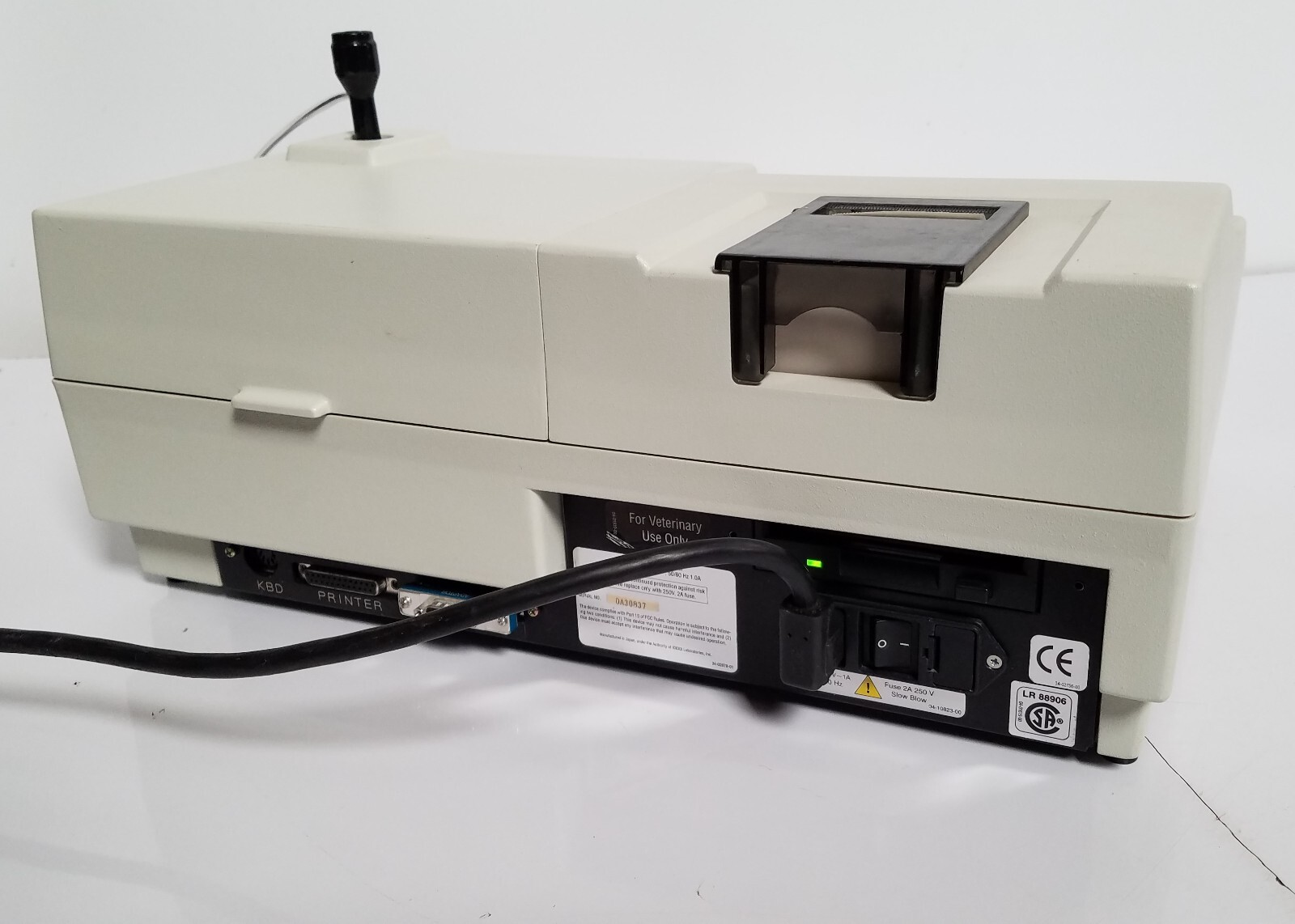 IDEXX VetTest Veterinary Chemistry Analyzer 8008 ~ UV Bulb Error