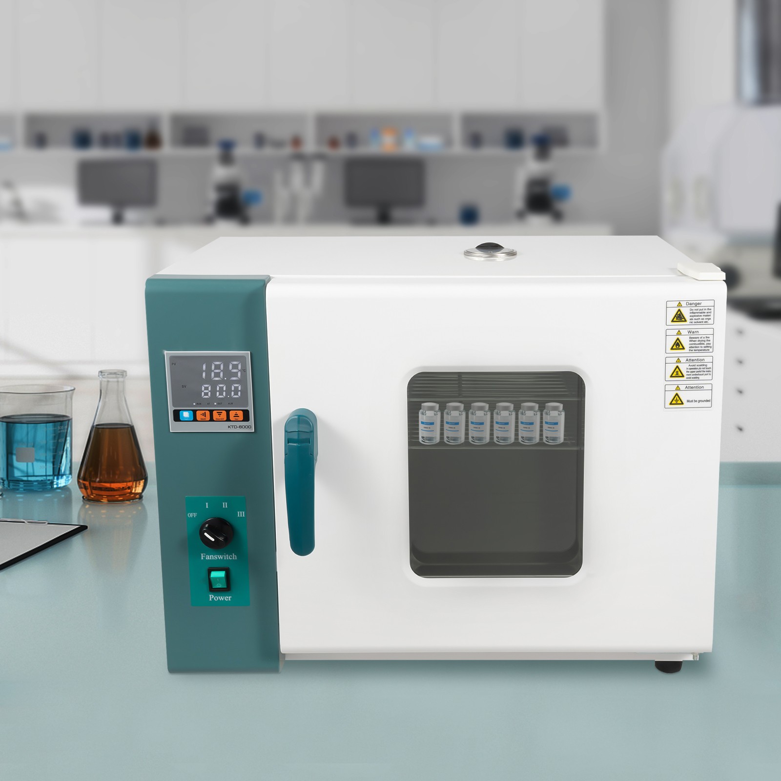 Lab Industrial Digital Forced Air Convection Drying Oven Laboratory 1000W USLE