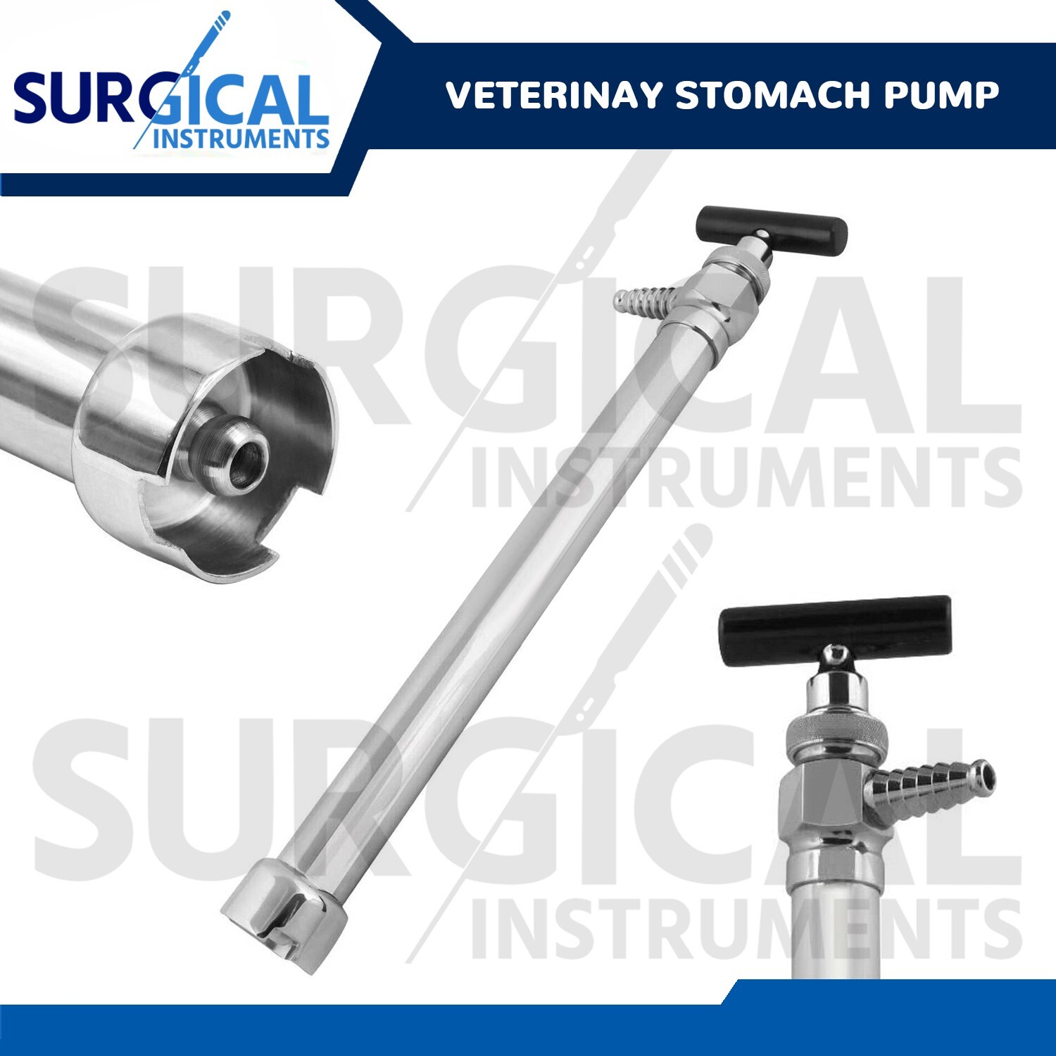 Veterinary Stomach Pump – Medical Surgical Veterinary Animal Pet German Grade