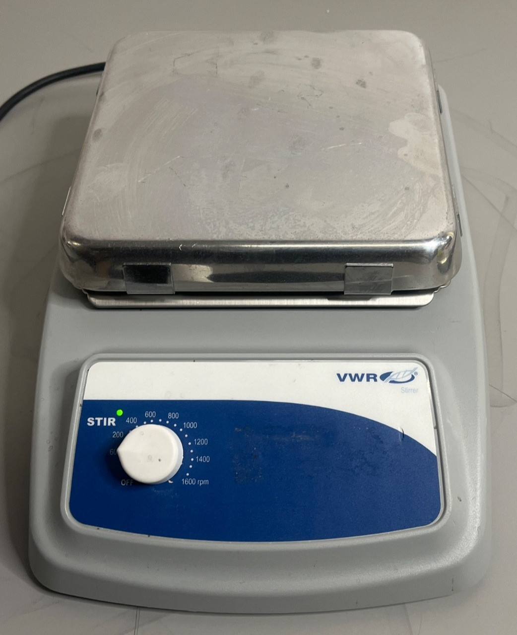 VWR 7×7 Magnetic Stirrer | 60-1600 RPM | Stainless Steel Top 60 – 1600 rpm