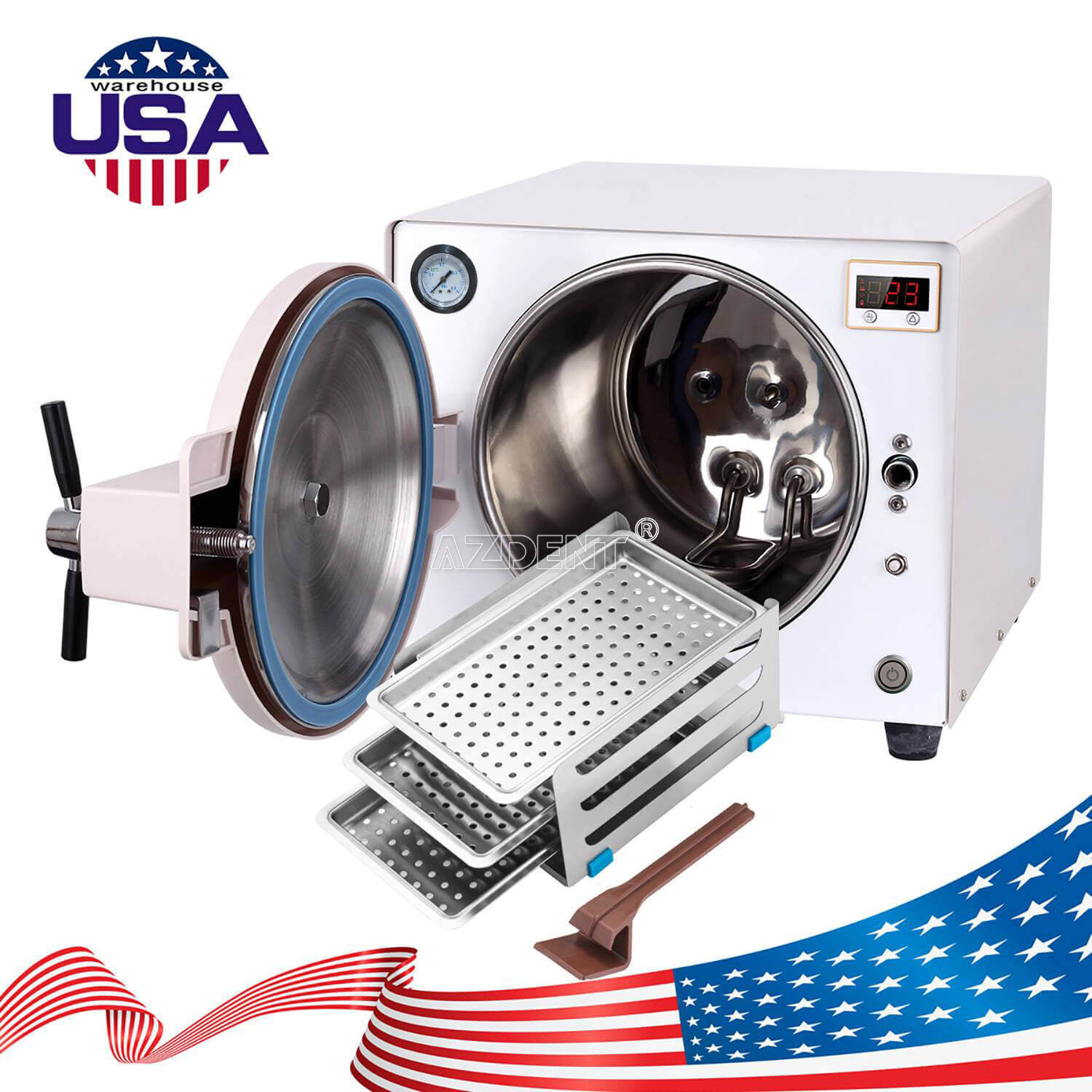 Dental Autoclave Steam Sterilizer Medical Sterilization/ Vacuum Forming Machine
