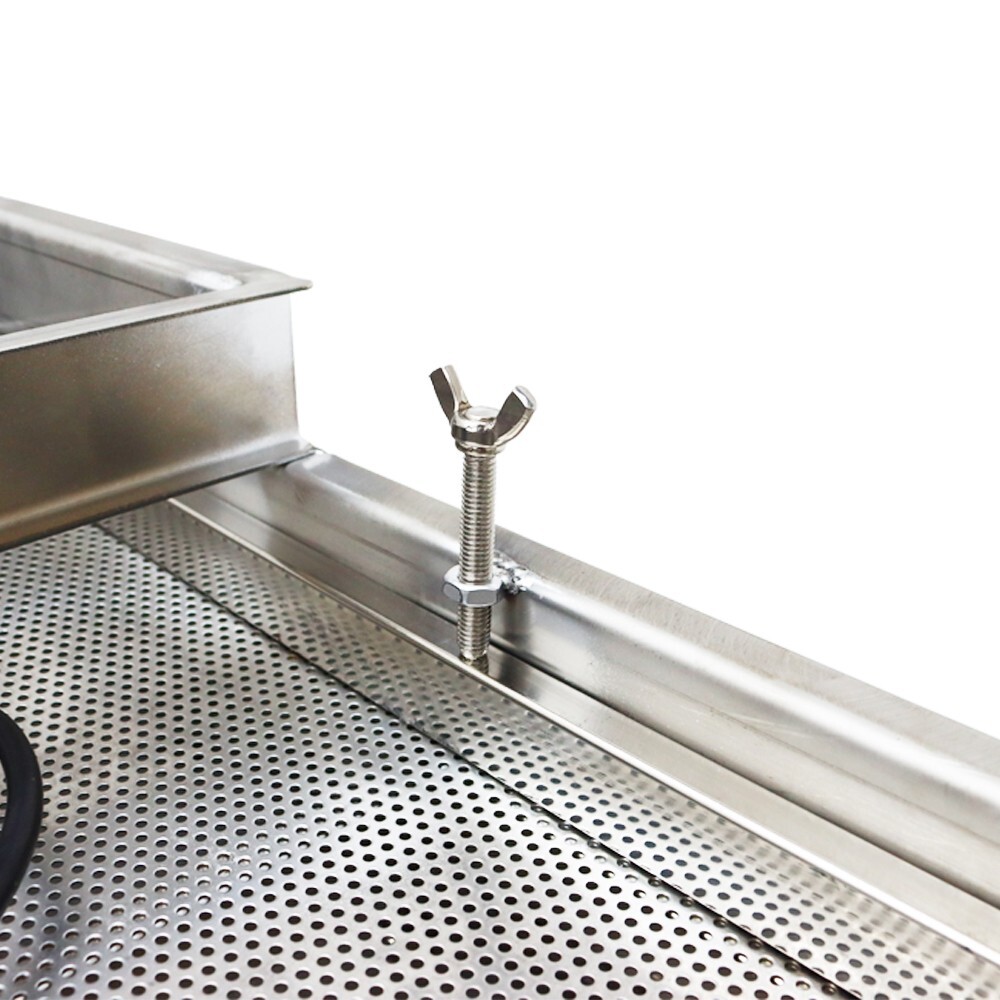 Electric Linear Screen Vibrating Screen Single Screen 2.5mm Stainless Shaker110V