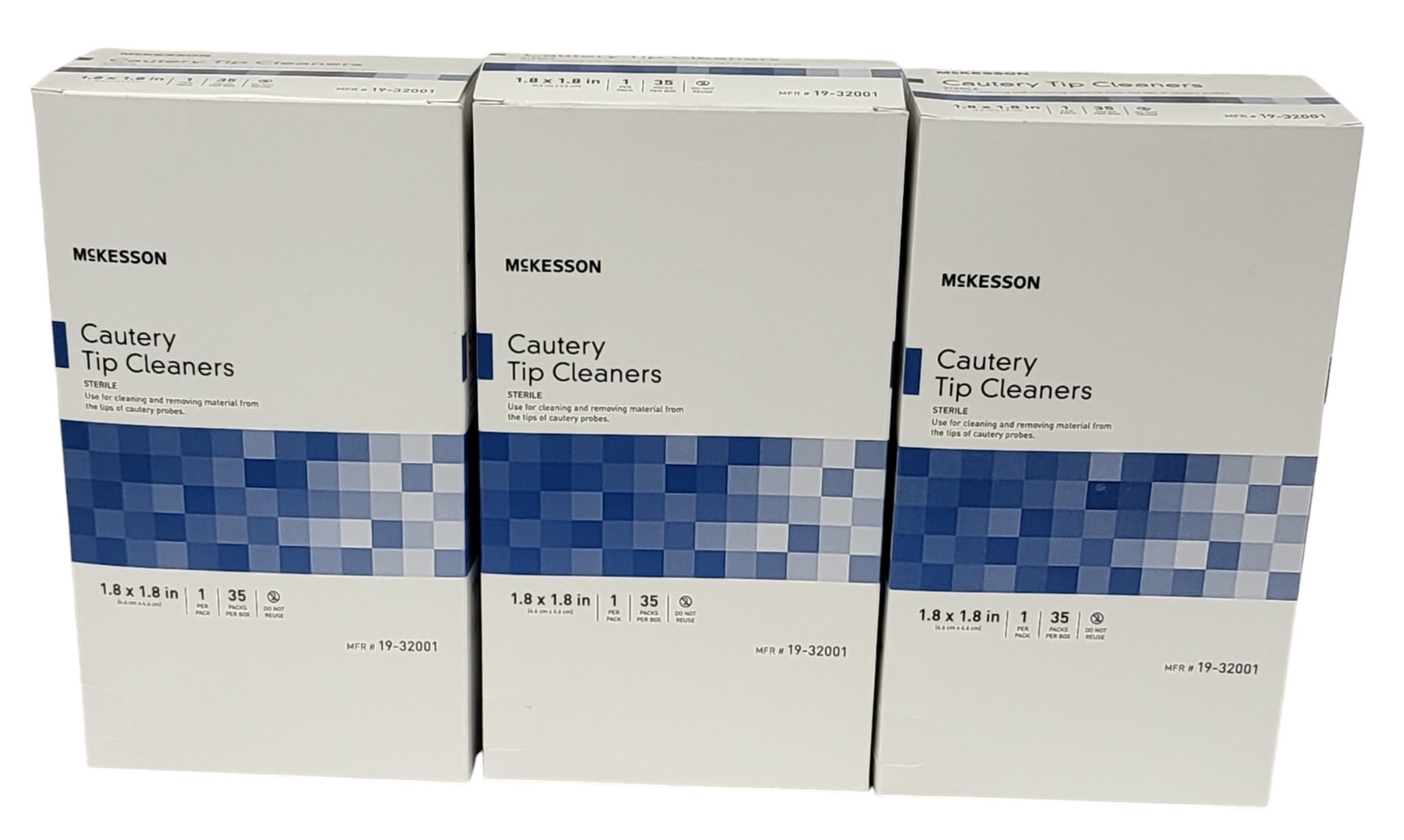 (105 PACK) McKesson 19-32001 Abrasive Foam Sterile Cautery Probe Tip Cleaner