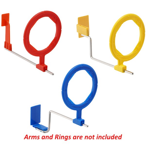 100Pack Dental Sensor Holders XCP-XP Disposable Adhesive Holders Red/Blue/Yellow