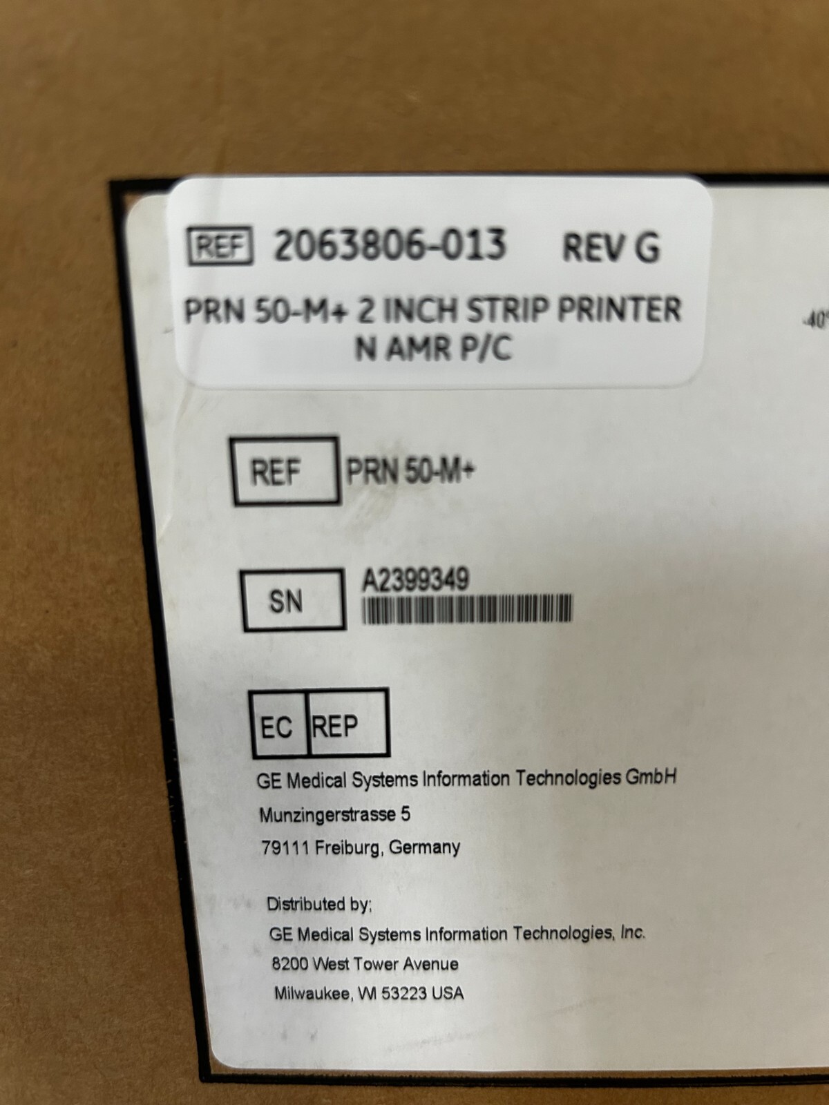 GE PRN 50-M+ 2 INCH Strip Printer