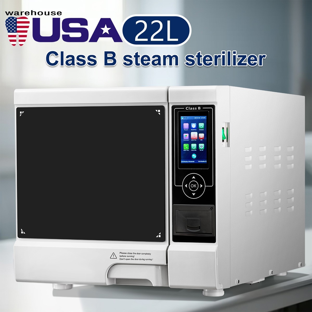 Class B Dental Lab Autoclave Steam Sterilizer 22L/Vacuum Molding Forming Machine