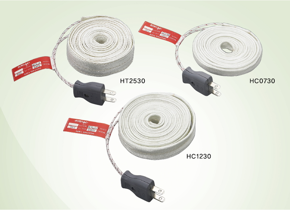 Heating tapes and cords, (12mm x1000mm) x 1, 110V or 220V
