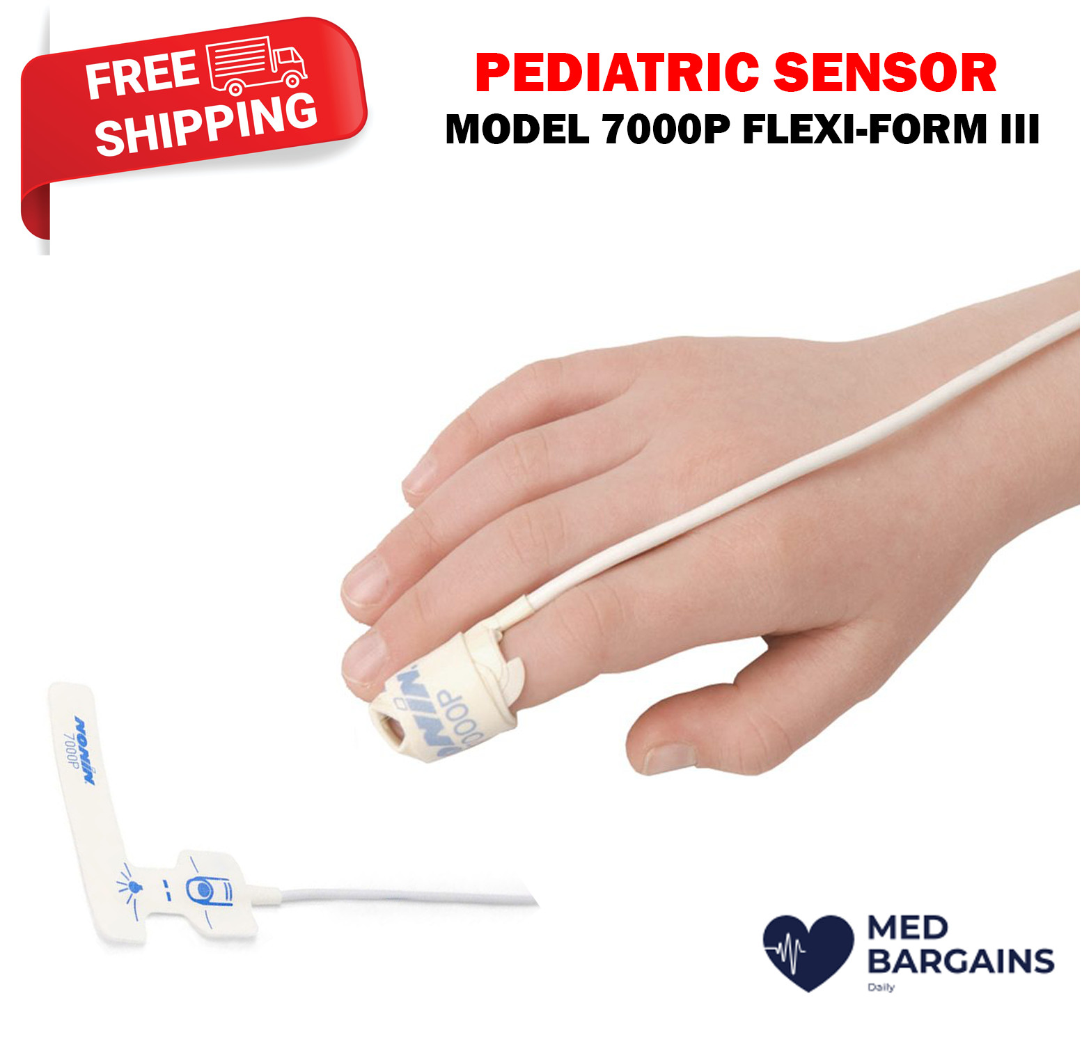 Nonin 7000P Flexi-Form III Disposable Sensor – Pediatric