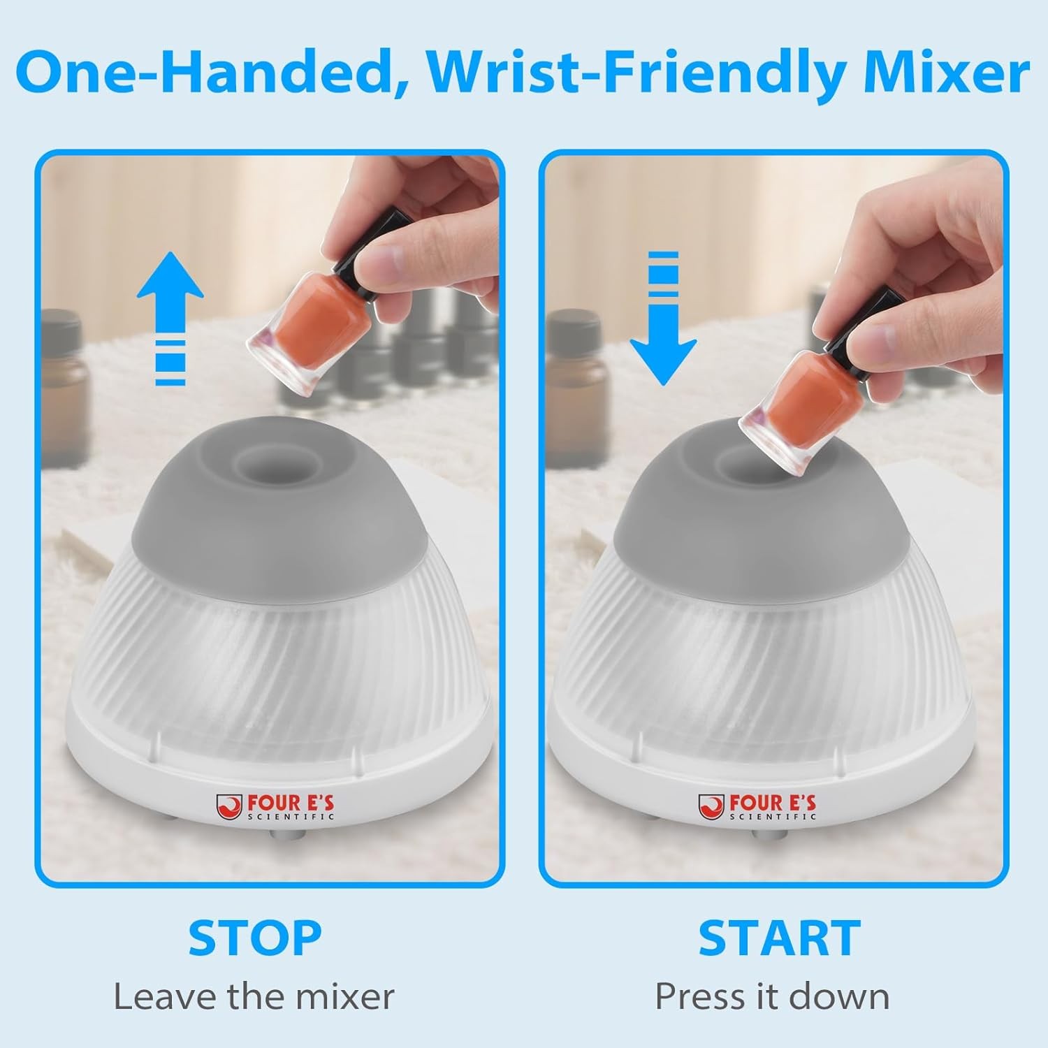5000RPM Mini Vortex Shaker Lab Mini Mixer Paint Shaker for Paints Nail Polish US