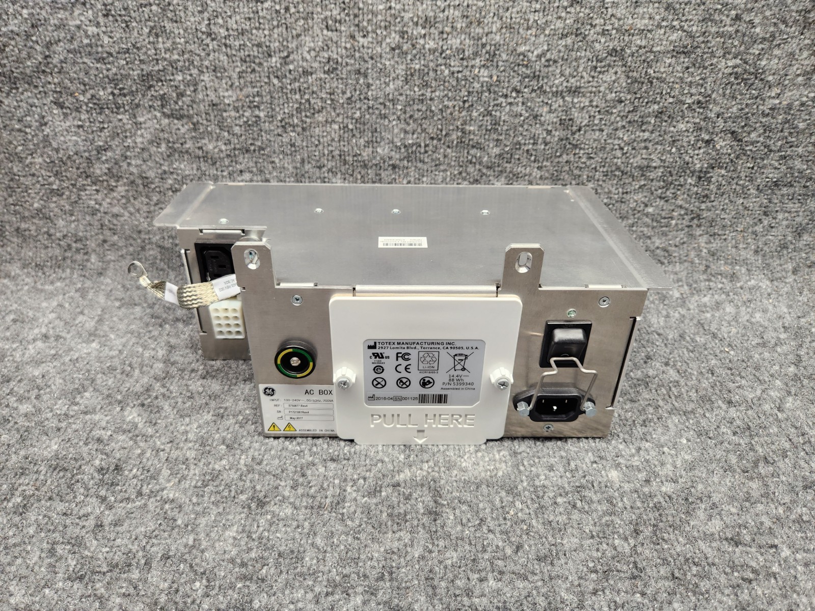 GE Totex AC Box for Vivid S70 Ultrasound 5750877 100-240V 50/60Hz 700VA
