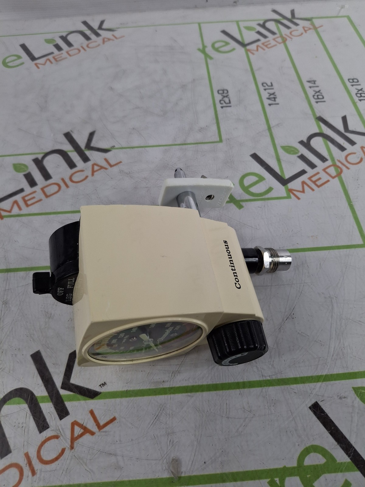 Ohmeda Medical Continuous Vacuum Regulator