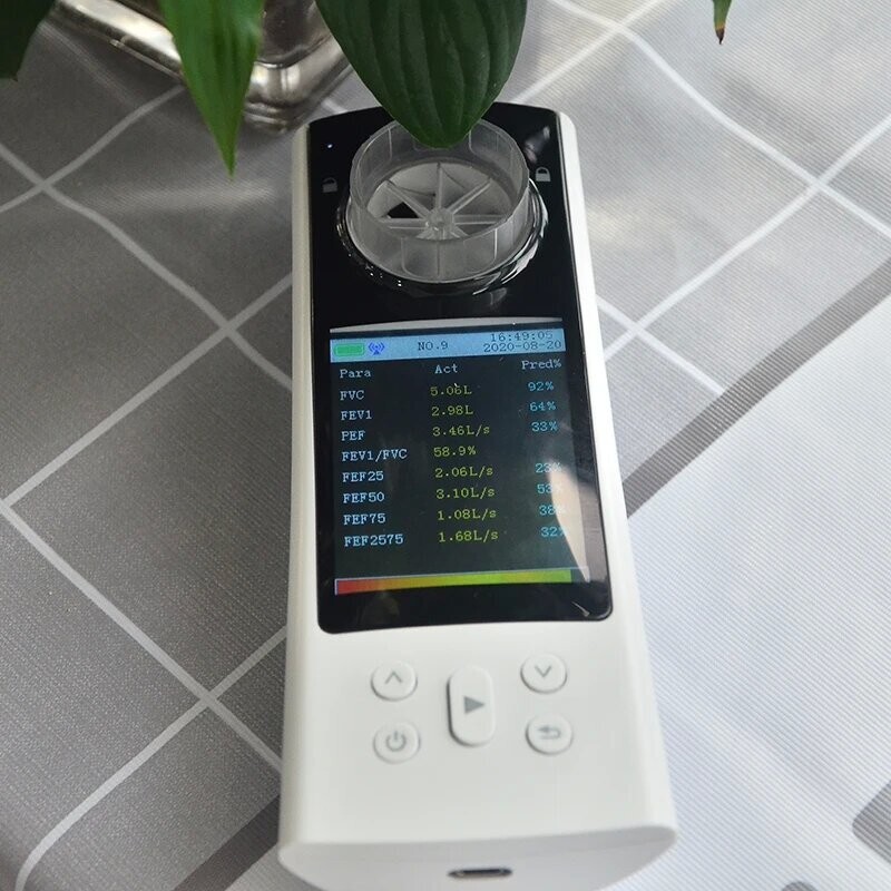 SP80B Digital Bluetooth Spirometer – Handheld Lung Function Testing Device w/App