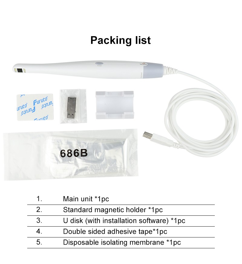 Dental Intraoral Camera USB Digital Imaging HD Camera 4K Mega Pixels Endoscope
