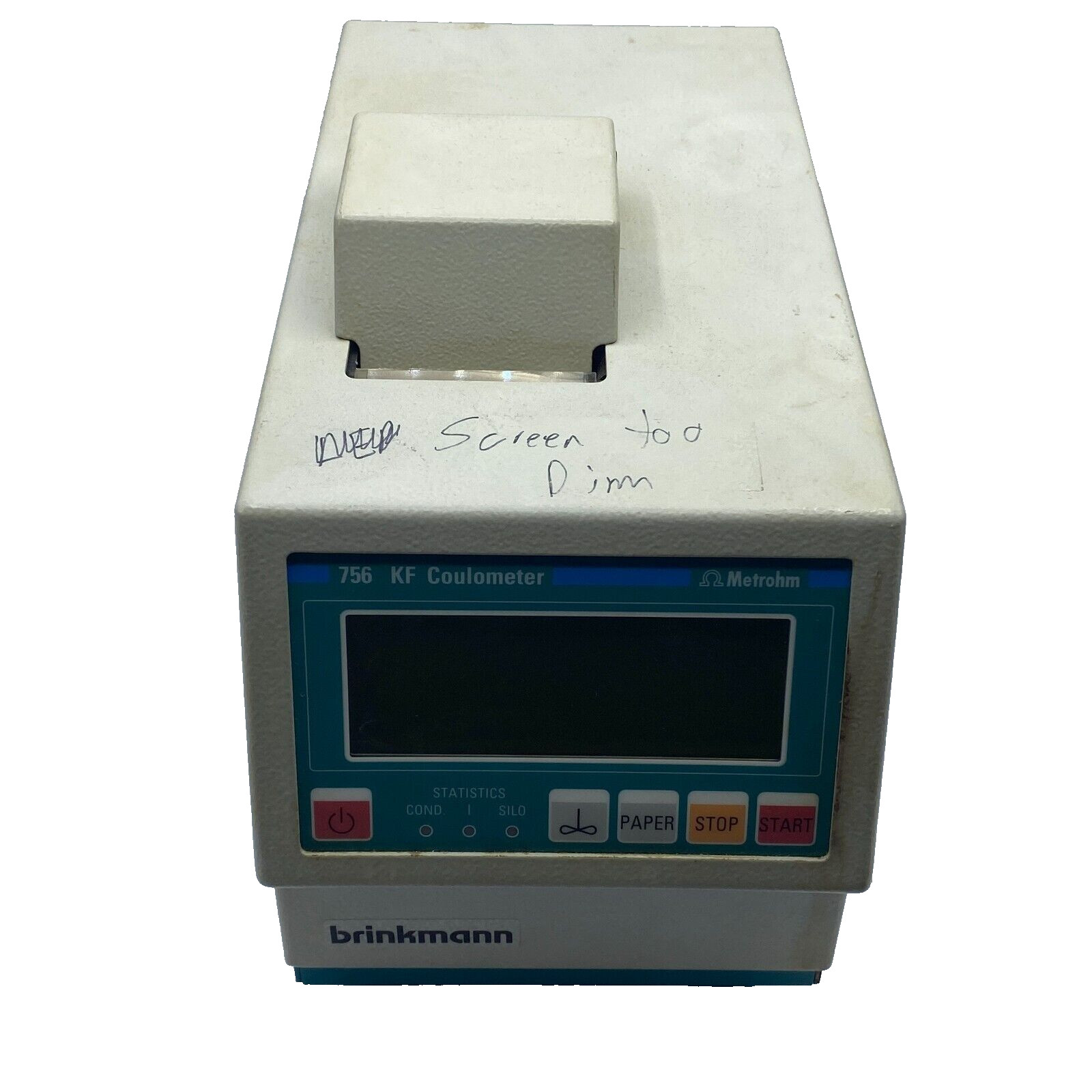 Brinkmann Metrohm 756 KF Coulometer W/ Printer Option 100-240V 50/60HZ 38W 🔔