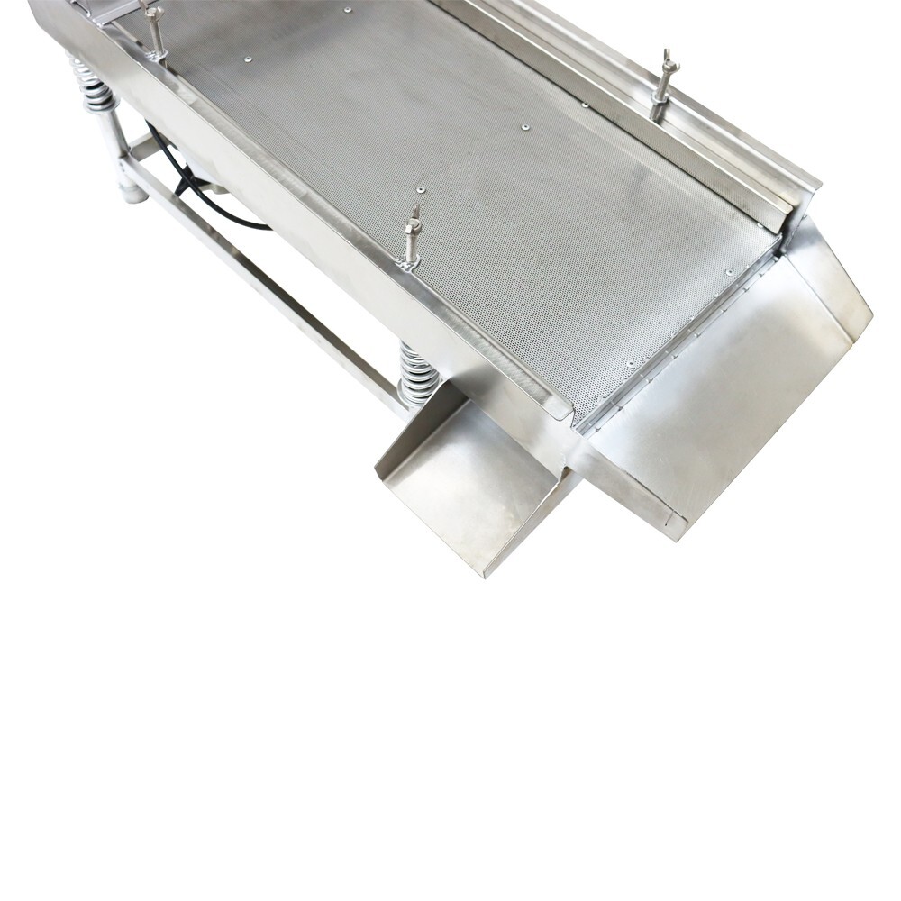 Electric Linear Screen Vibrating Screen Single Screen 2.5mm Stainless Shaker110V
