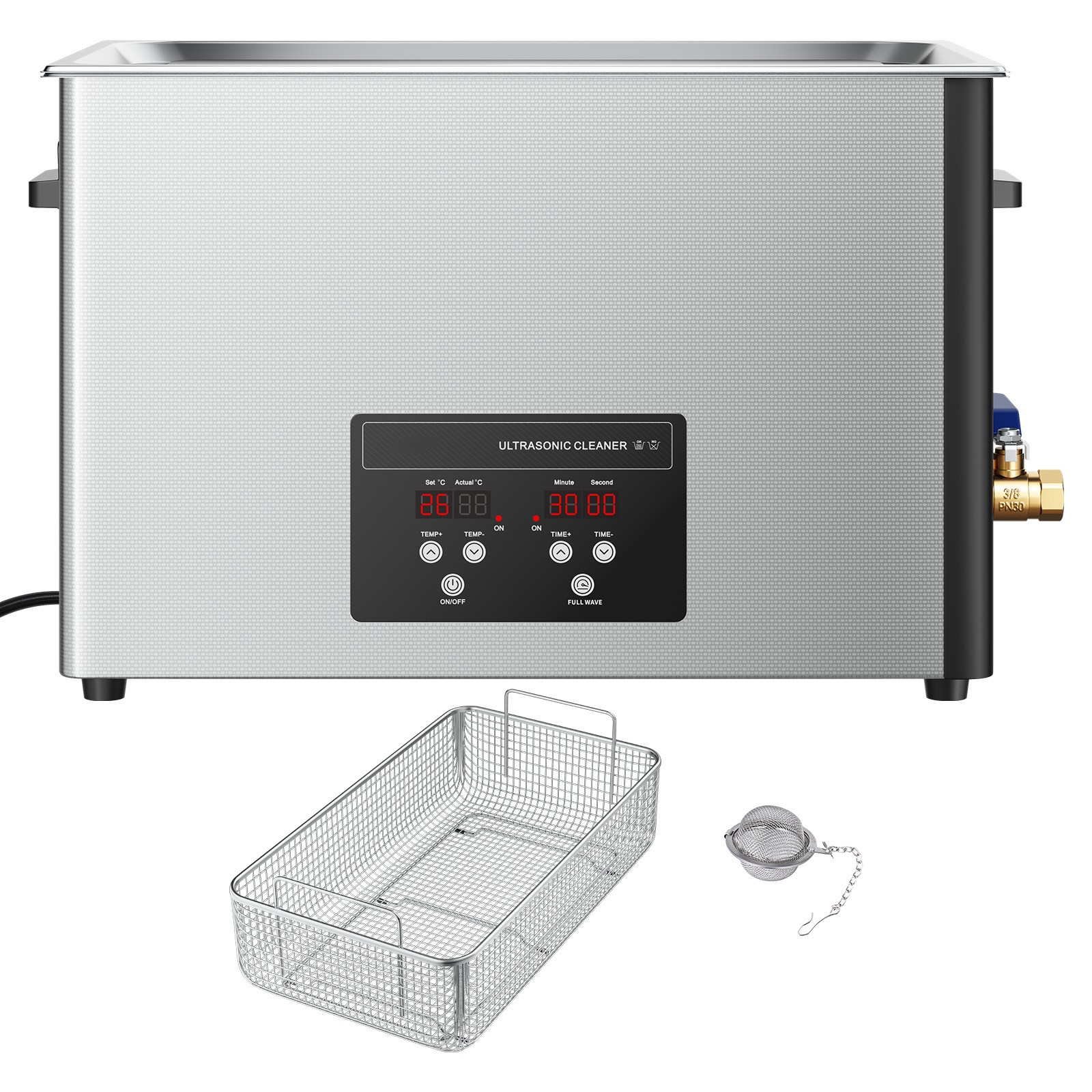 Uimoso 30L Ultrasonic Cleaner with Digital Timer & Heater Jewelry Cleaner 480W