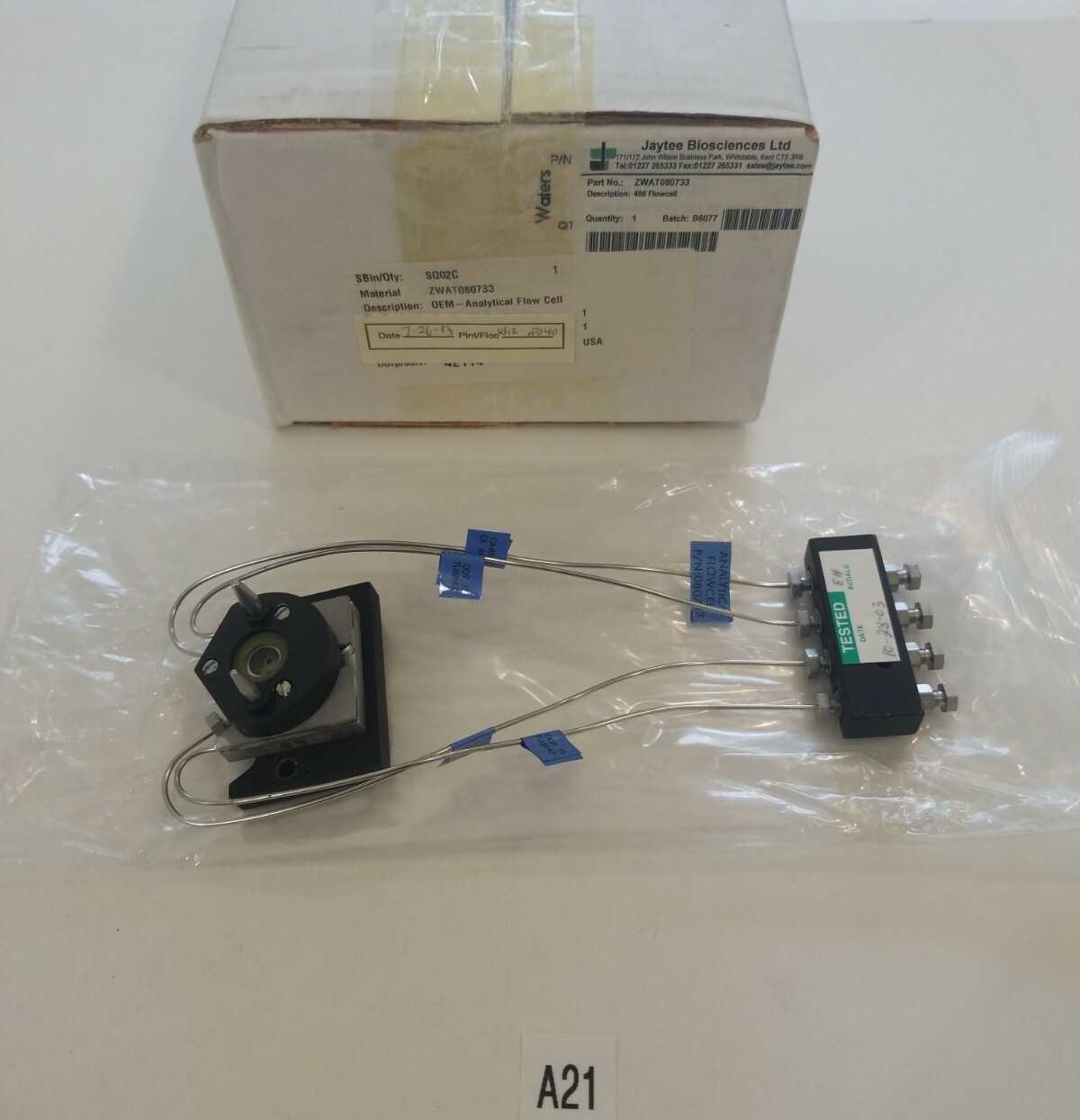 *PREOWNED* Perkin Elmer ZWAT080733 ANALYTIC FLOW CELL 486 + WARRANTY!