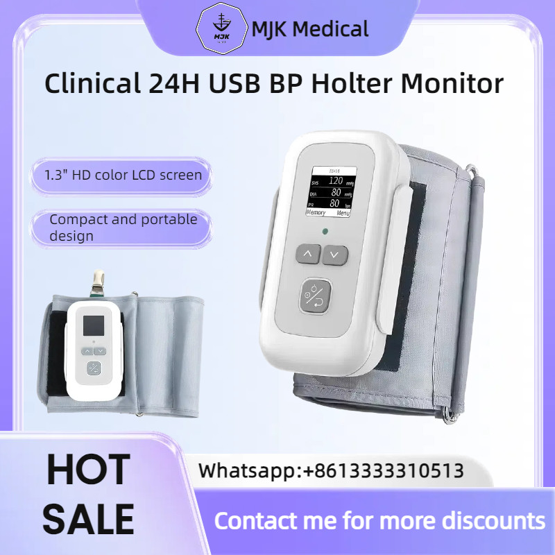 Clinical 24H USB BP Holter Monitor, PC Software & Comfortable Arm Cuff