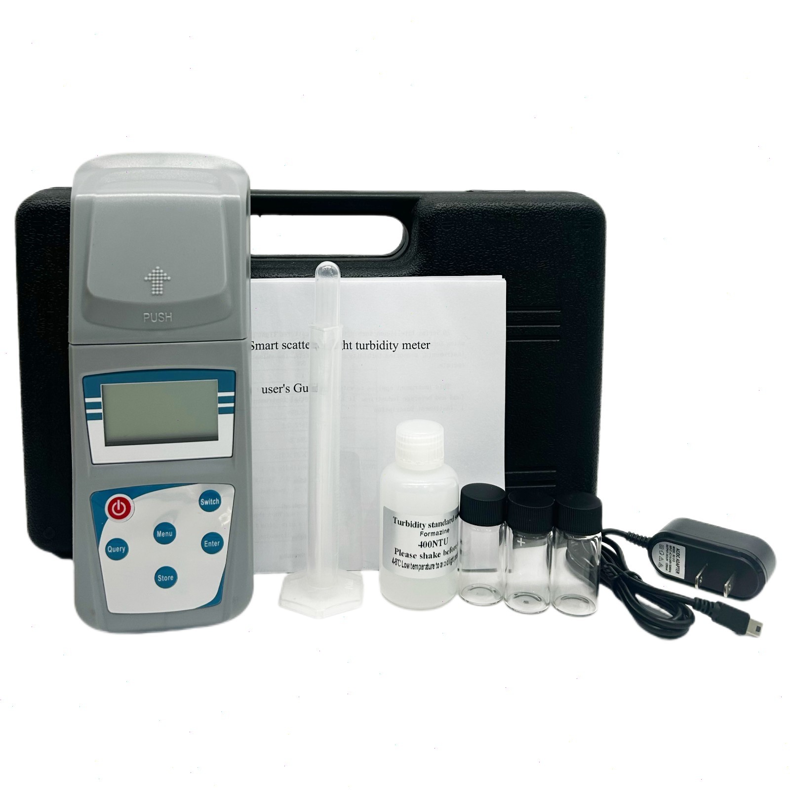 Lab Turbidimeter with Turbidity Solution Microcomputer-based Range 200NTU