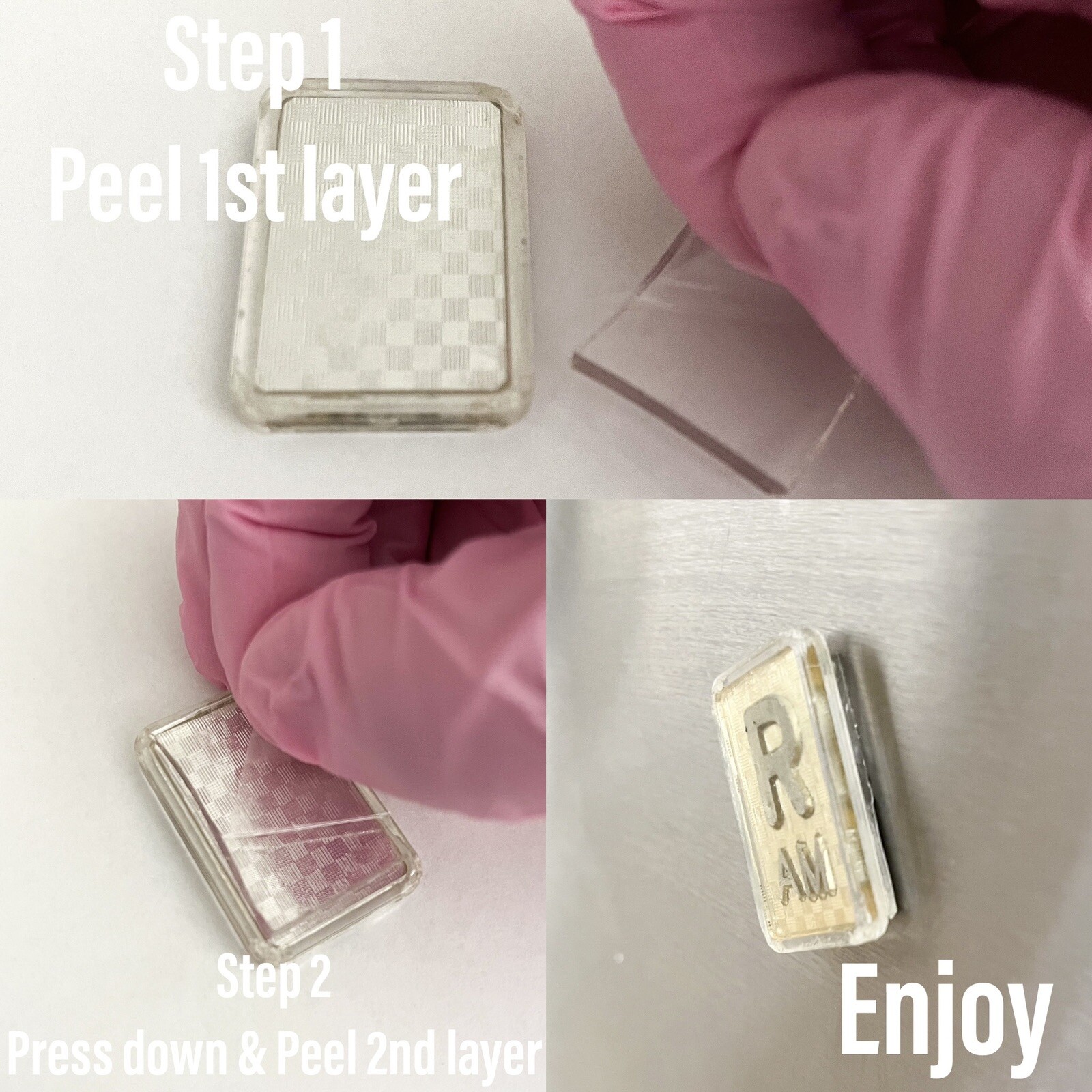 XRAY Marker Adhesive Washable & Reuseable 1 Set (2 pieces) X-Ray Radiology