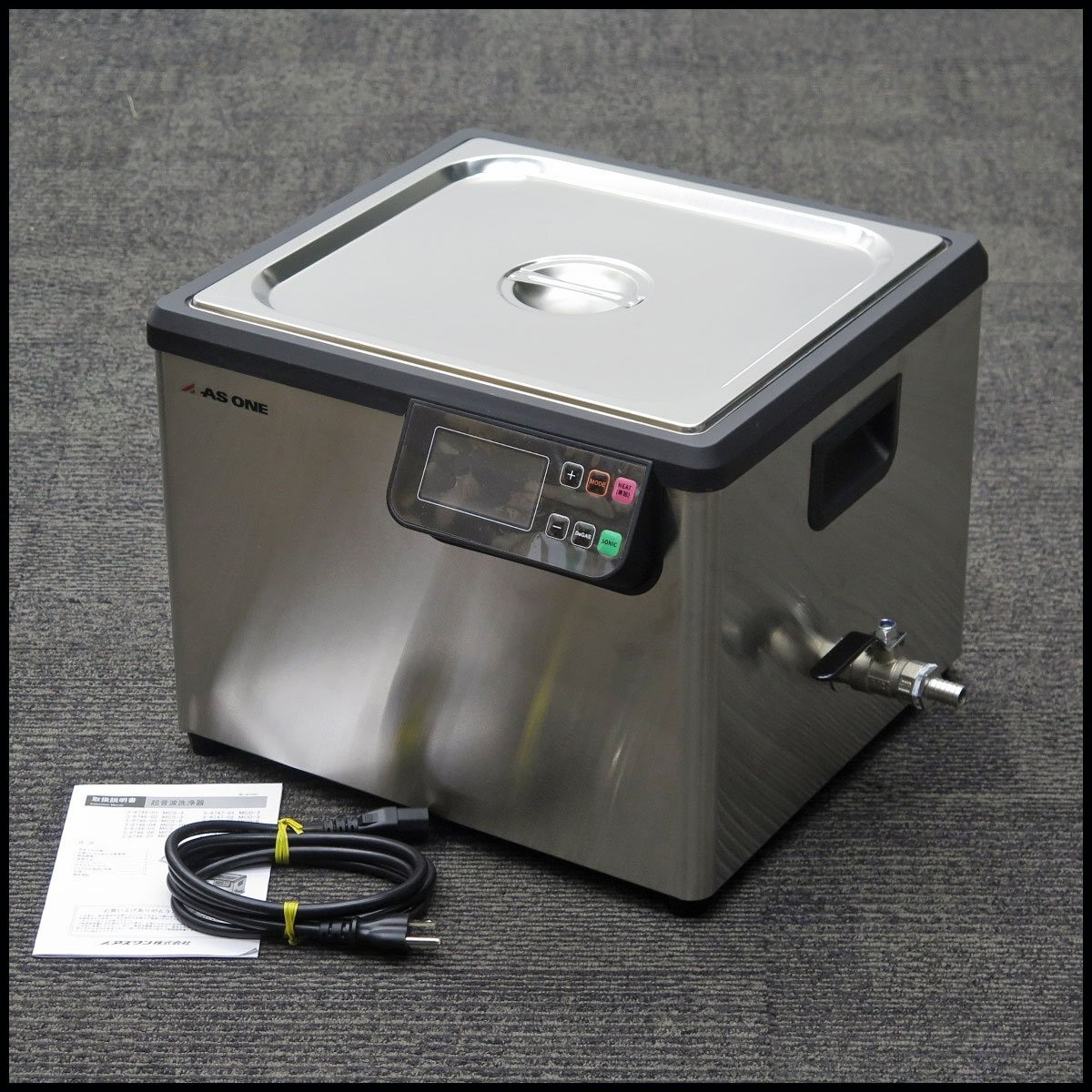 AS ONE MCD-13 Ultrasonic Cleaner 13L 300W 33/40kHz Japan