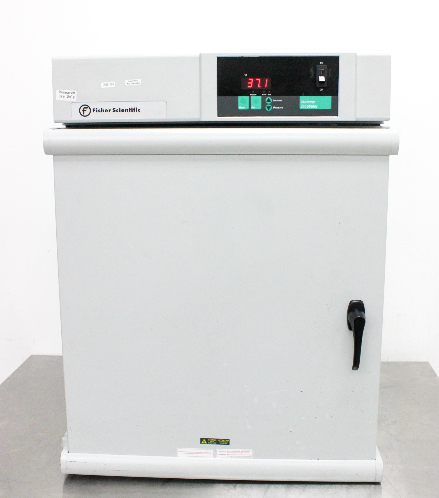 Fisher Scientific 637D Isotemp Incubator 120V 3.8 cu ft Gravity Flo (3320761253)