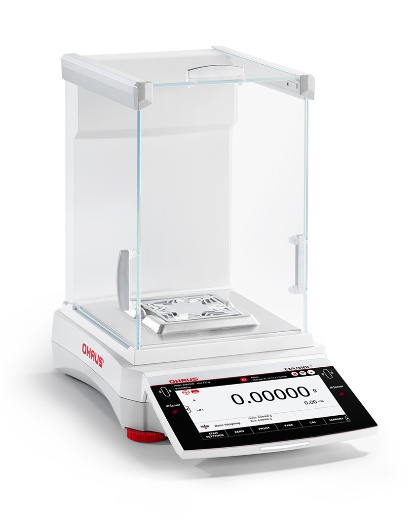 Ohaus EXPLORER™ 120 g x 0.01 mg Semi-Micro Balance EXR125D