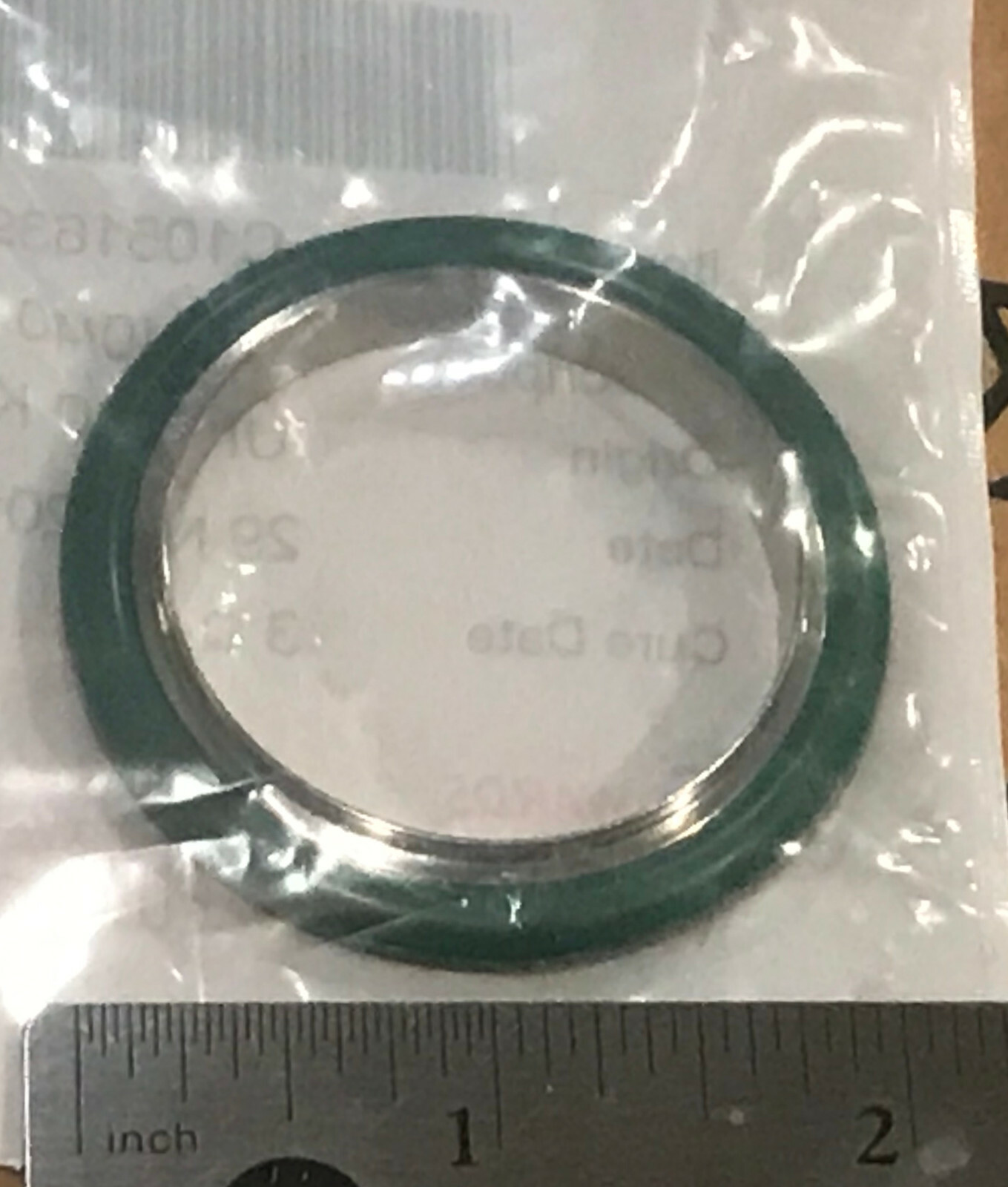 Edwards C10516395 Centring Ring, Stainless Steel/Viton, NW40/40