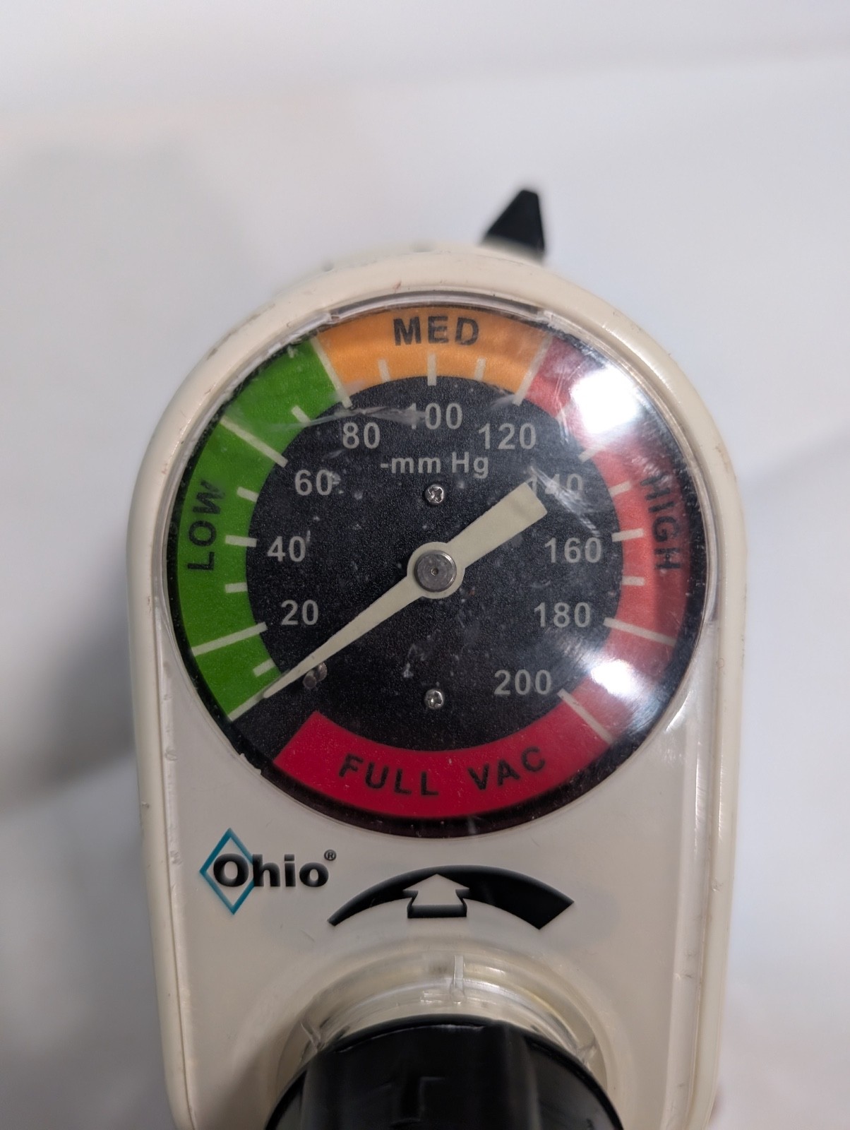 Ohio 1251 Push-To-Set Analog Adult Intermittent/Continuous Suction Regulator