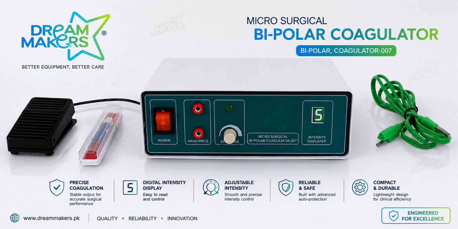 New Advance Wet-field Bipolar Coagulator Solid State Opthalmic Machine