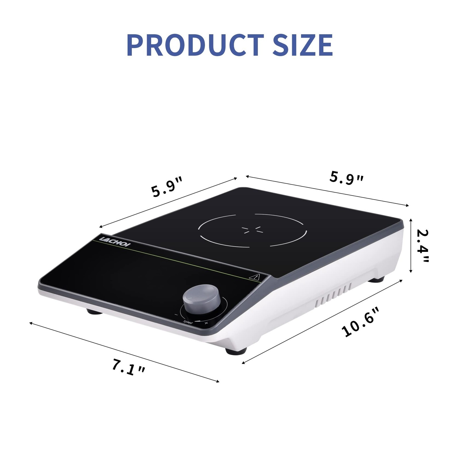 LACHOI Magnetic Stirrer 5.9 inch Magnetic Stir Plate with Stir Bar 200-1600RP…