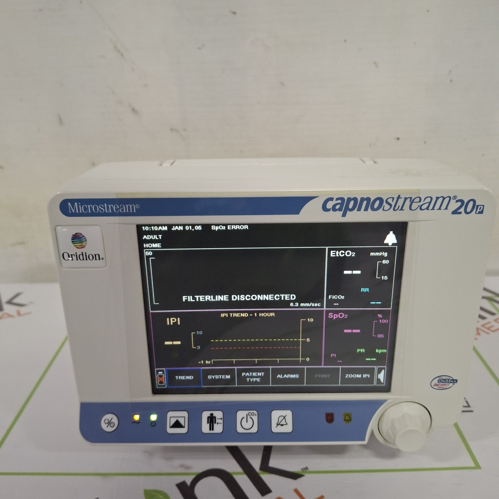 Oridion Capnostream 20P Capnography Monitor