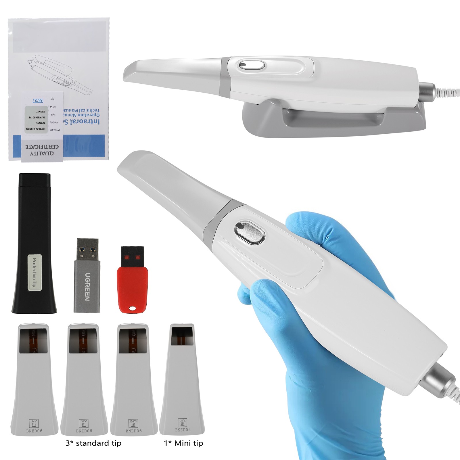 NSK Style Dental Slow Low Speed Contra Angle Handpiece Latch E-Type Attach YP2/4