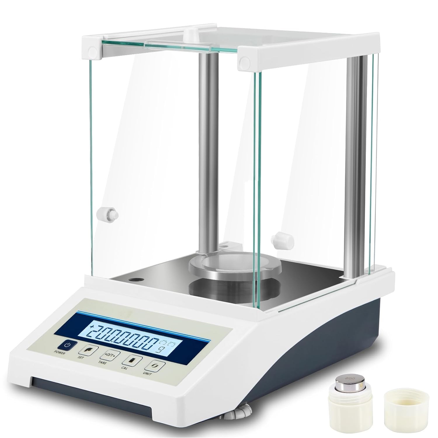 220gx0.0001g 0.1mg Digital Electronic Analytical Balance Precision Lab Scale New