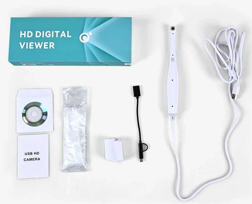 Dental Intraoral Camera USB Digital Imaging Intra Oral HD Camera 5MM-50MM Focus