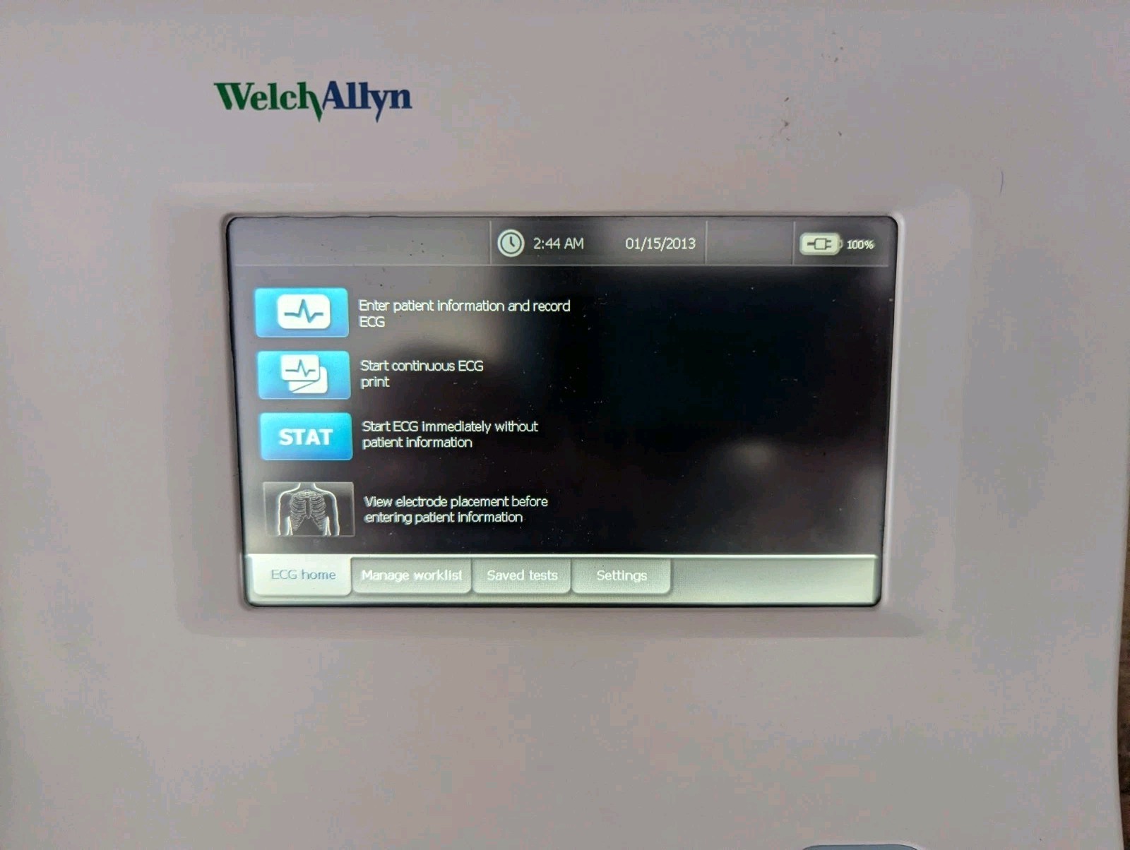 Welch Allyn CP150 ECG Machine