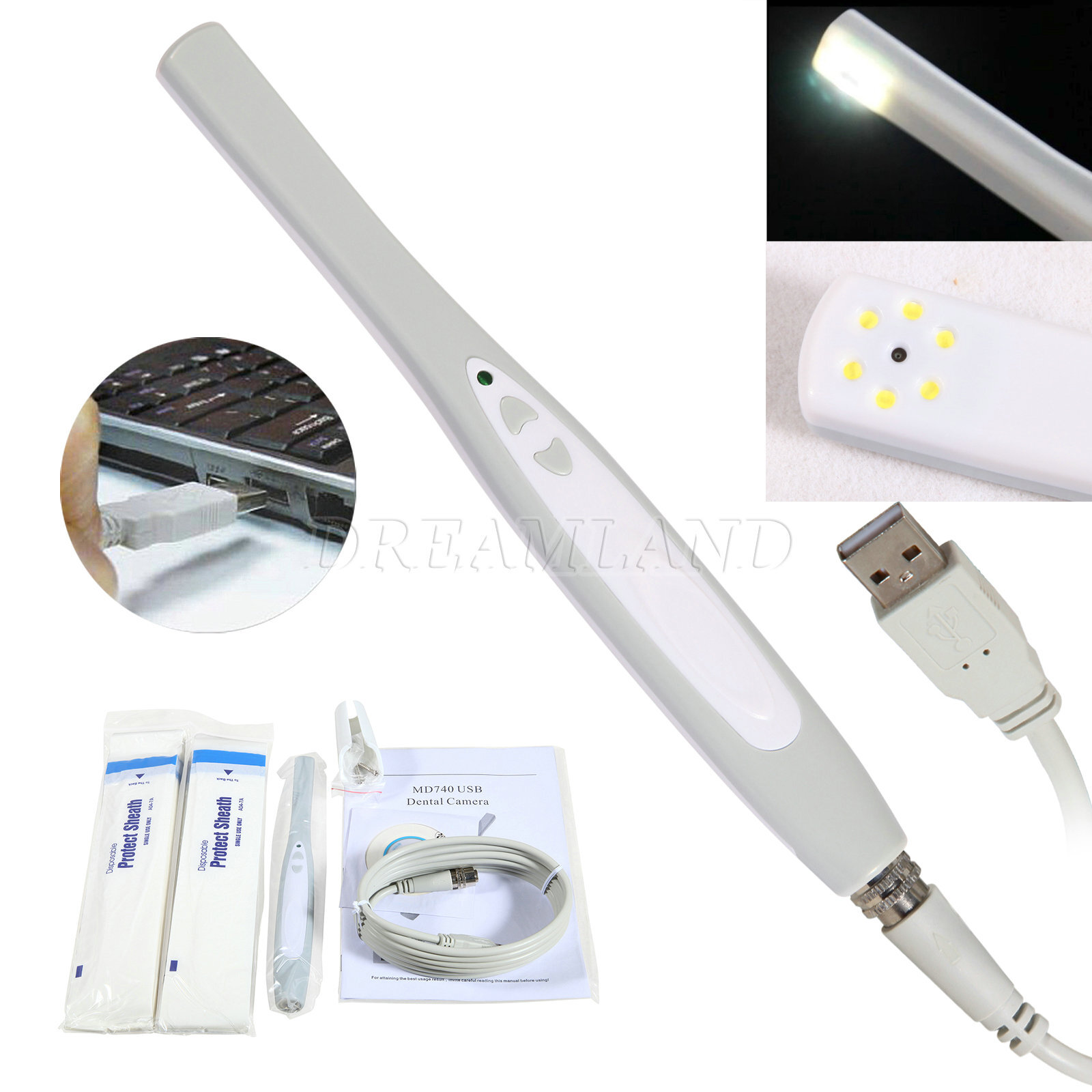 MD740 Intraoral Camera USB Digital Imaging Intra Oral NEW