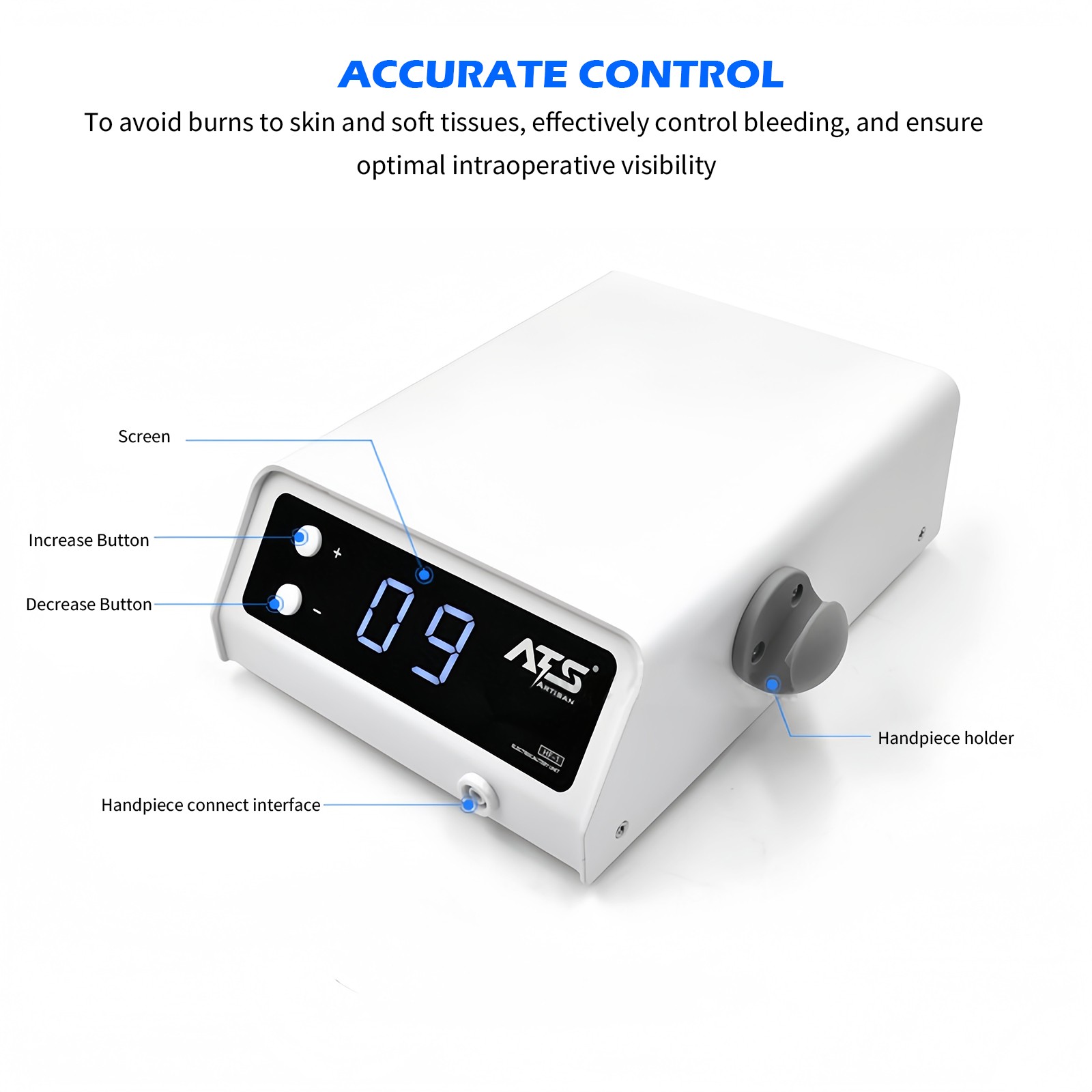 Dental Electrosurge Electrosurgery Unit for Cutting + Coagulating