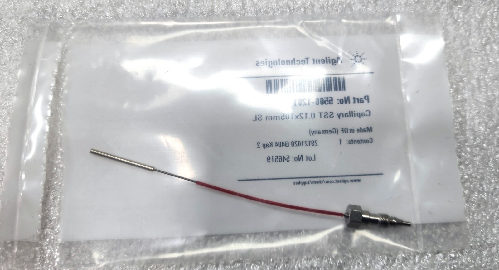 Agilent 5500-1201 Capillary stainless steel 0.12 x 105 mm SL/none ps/-