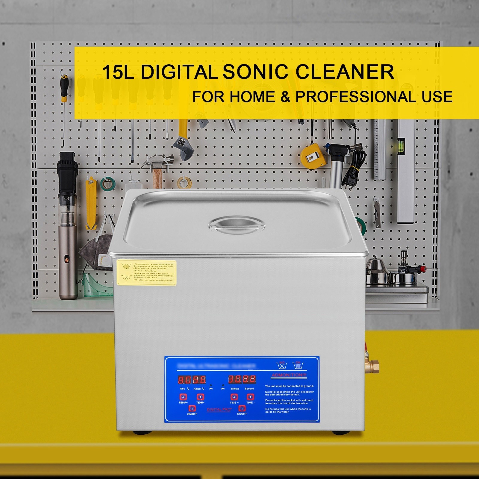 15L Ultrasonic Cleaning Machine Professional Lab Ultrasonic Cleaning Machine…