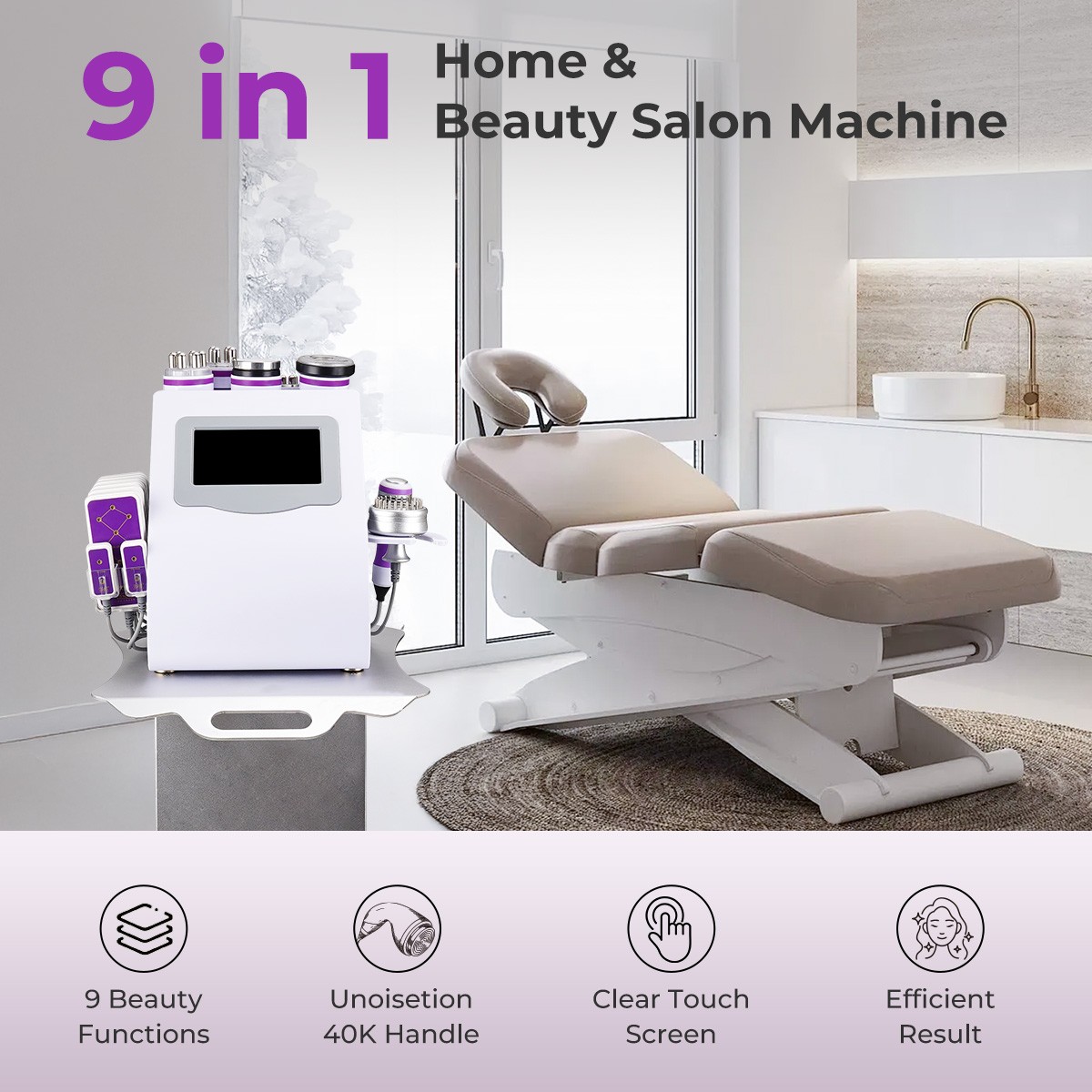 9in1 Beauty Machine for Body Massage Facial Skin Care Boost Contour Lost Weigk8