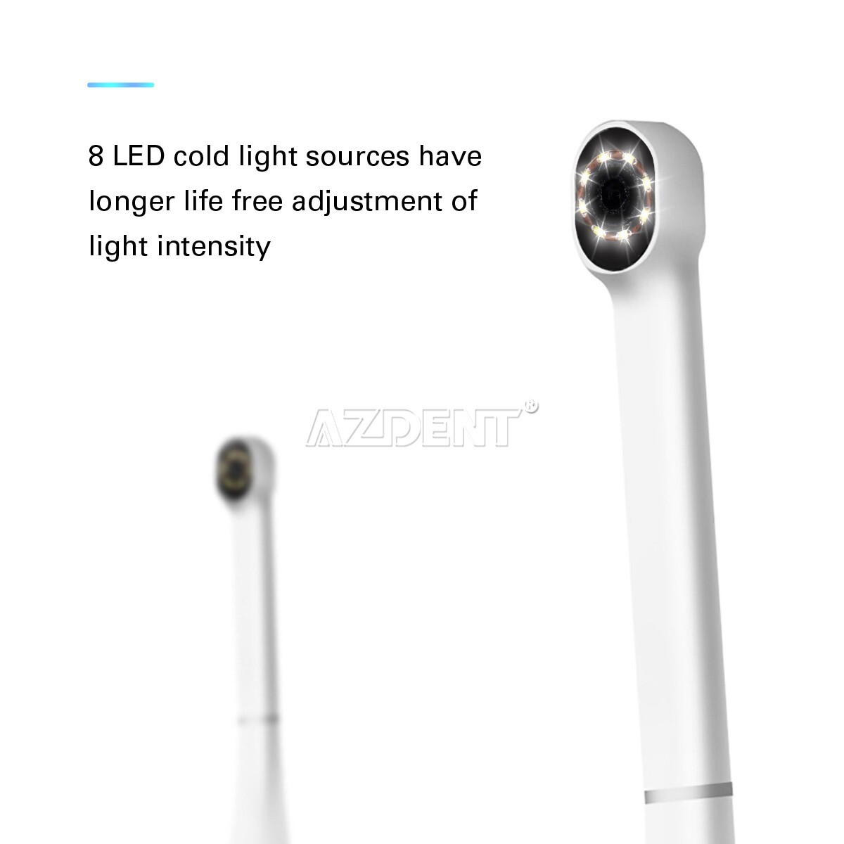 AZDENT Dental HD Intraoral Camera USB Digital Imaging Endoscope 8 LED Light