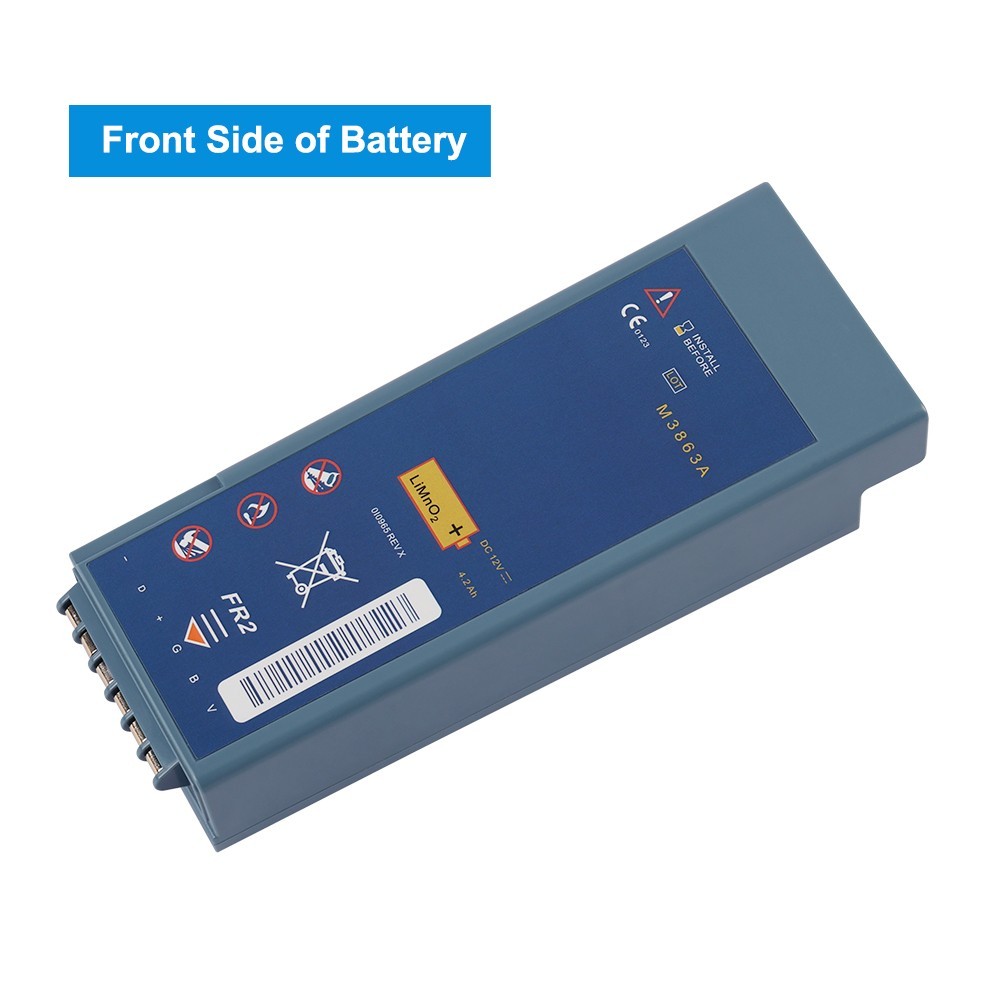 M3863A Lithium Battery For Philips Heartstart FR2 Defibrillator Battery M3860A