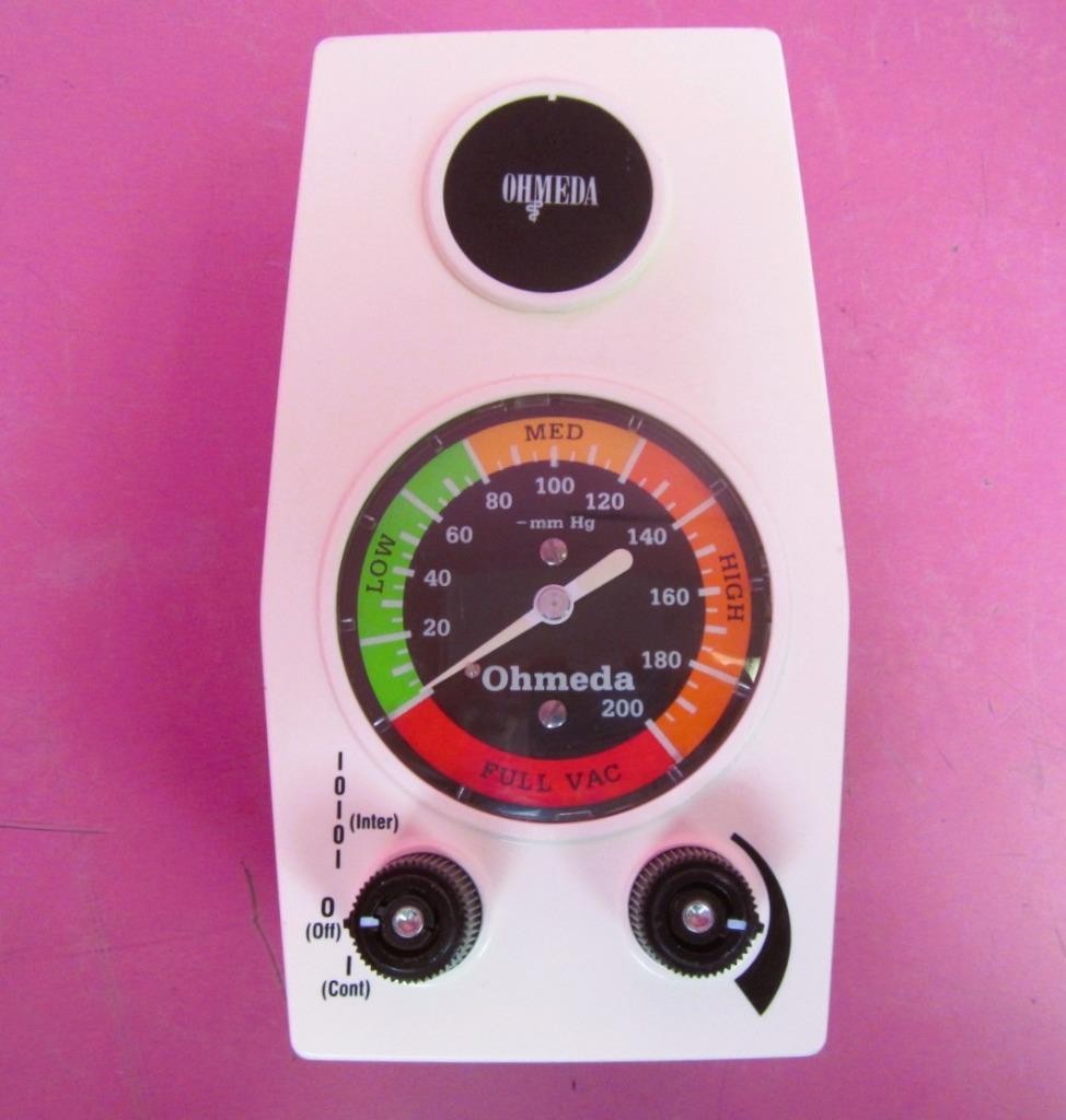 Ohio Ohmeda 1251 Intermittent & Continuous Suction Vacuum Regulator 0 – 200 mmHg