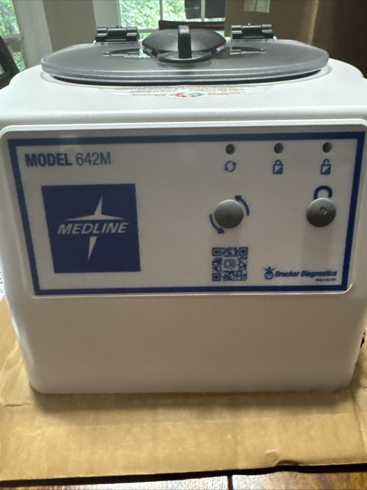 Medline 642M Single-Speed Clinical Lab Centrifuge Tested Working