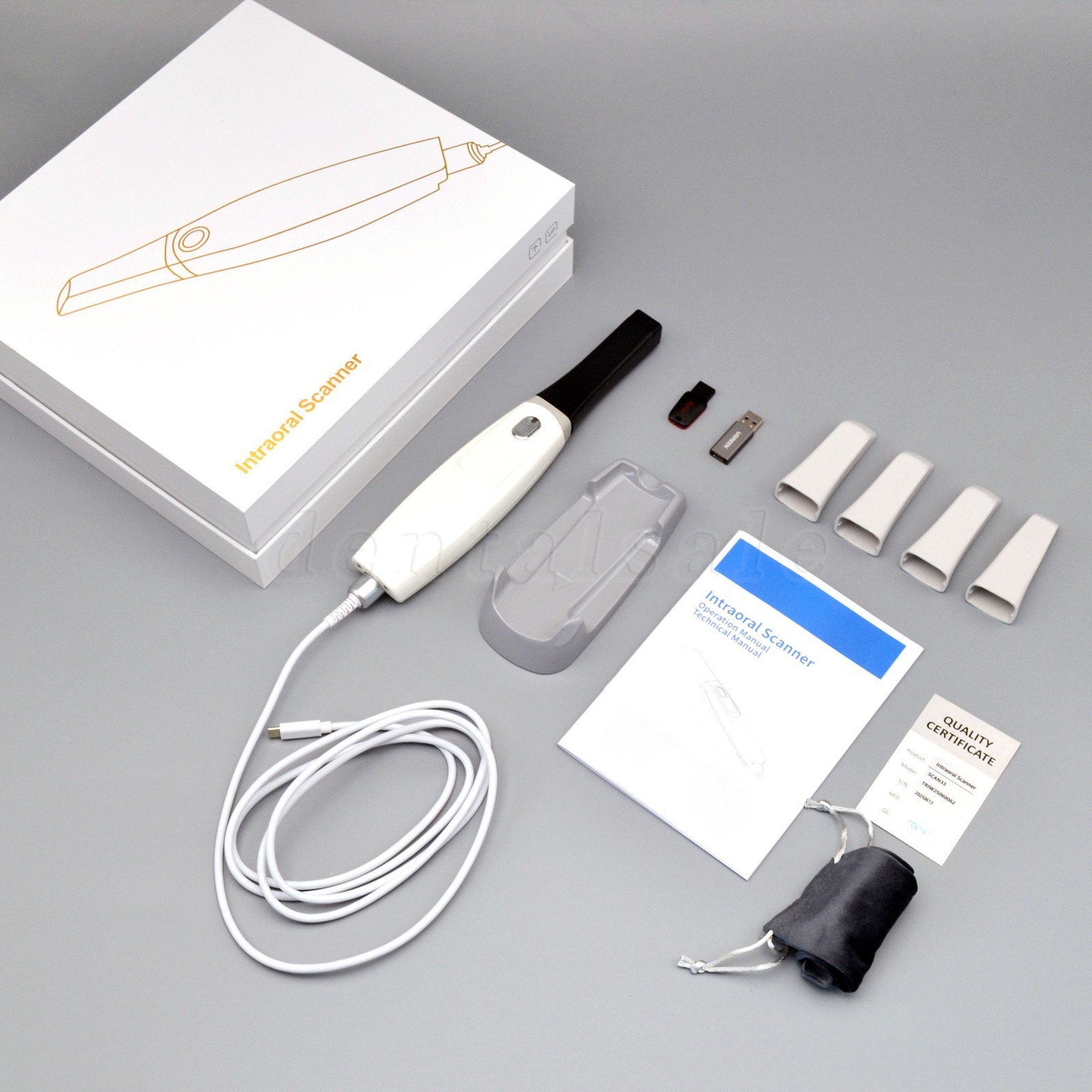 100 fresas diamante para turbina Diamond Burs dental High speed handpiece 1.6mm