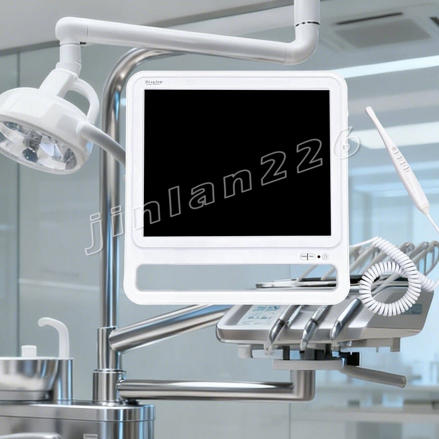 17 Inch Monitor Dental Camera Intraoral Digital Imaging Intra Oral 8 LED+Holder