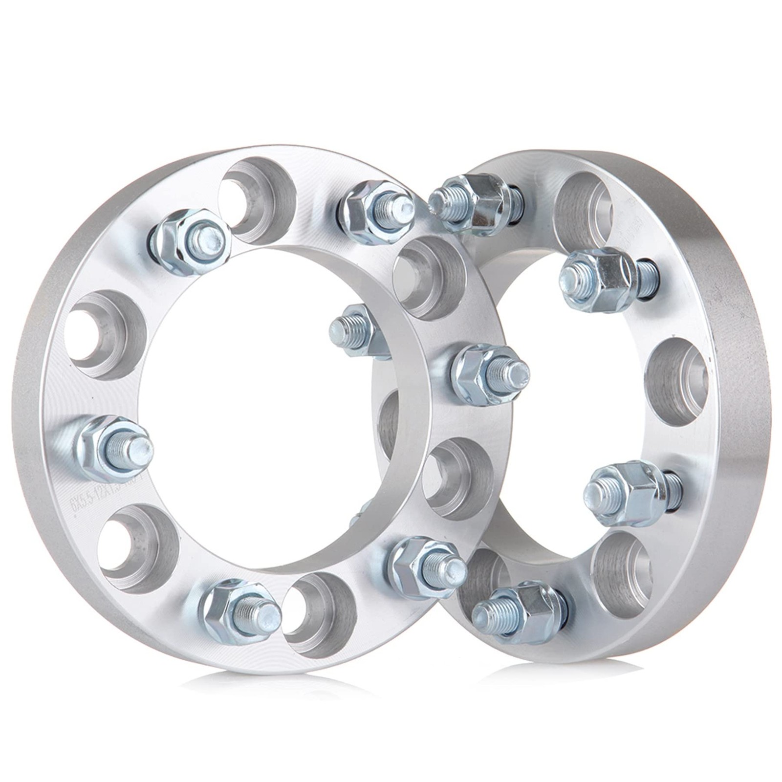2Pcs Wheel Spacers 1 inch 6×5.5 108mm 12×1.5 6 Lug Adapters