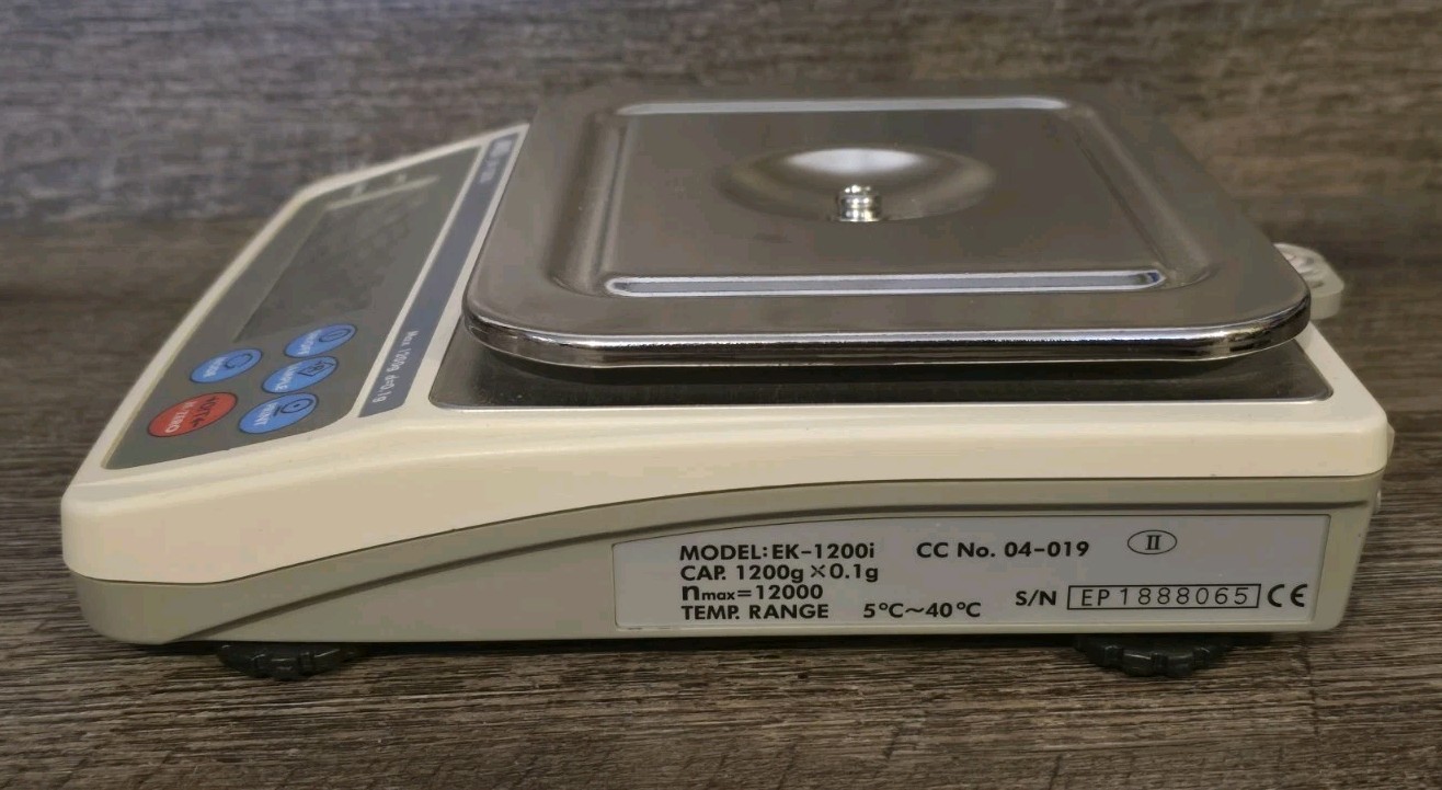A&D Digital Precision Jewelry Scale EK-1200i 12 for PARTS Only UNTESTED!